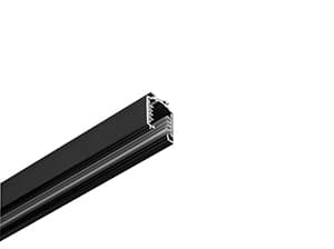 3-Phasen-Aufbauschiene 4000mm schwarz