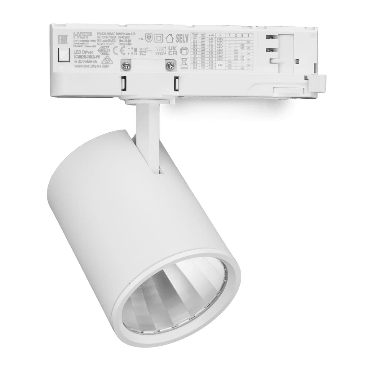 Schienenstrahler 13W 2700K