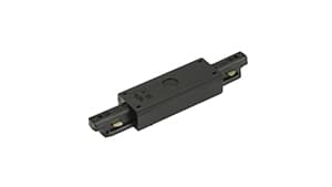 Mitteleinspeisung schwarz 1-Pha. Schiene